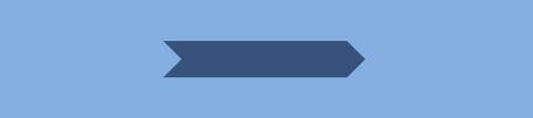 Arrow-pointer shape using css border property