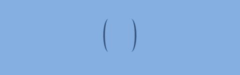Brackets shapes with border using css border property