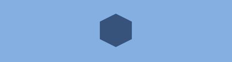 Hexagon shape using css border property
