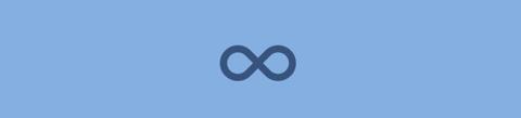Infinity shape with border using css border property