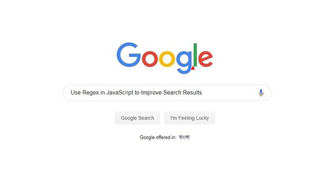 Use Regex in JavaScript to Improve Search Results